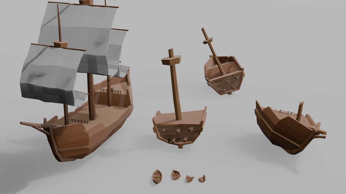 Low Poly Modular Environment pack - PA