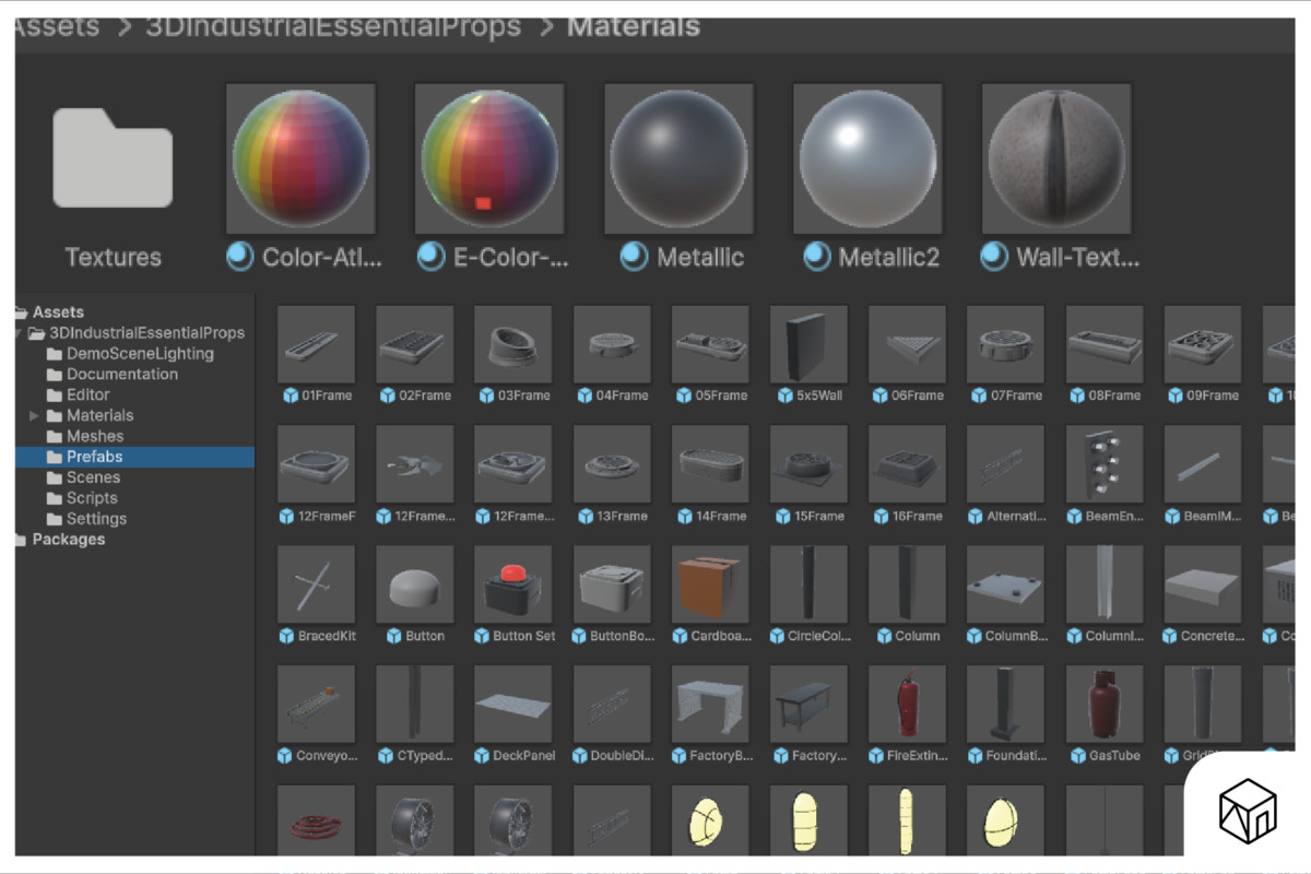 3D Industrial Essential Props