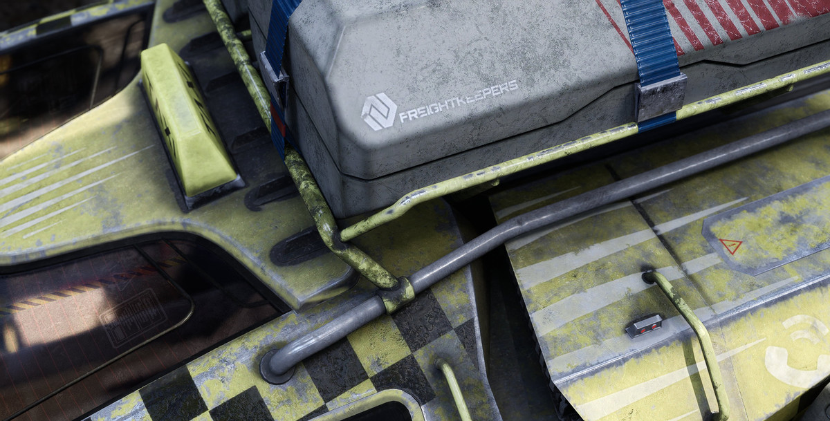 AVIO-8 Cyberpunk Hover Taxi