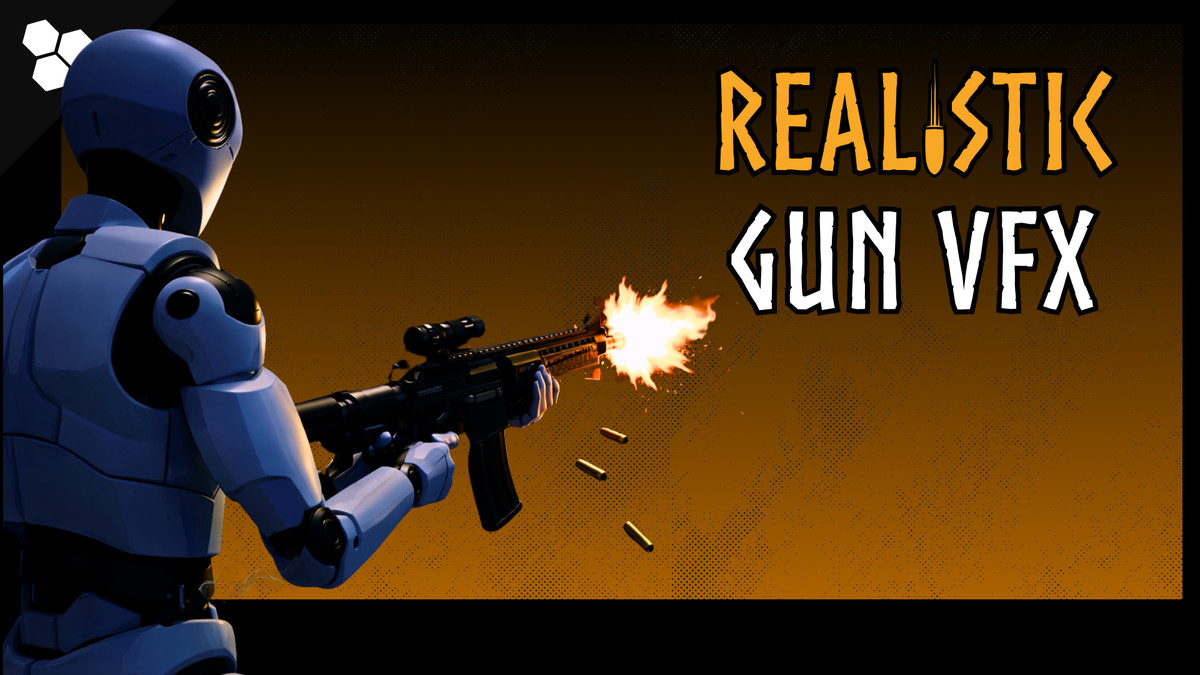 Realistic Gun VFX (Muzzle Flash, Bullet Impact, Ejections, Gun VFX, VFX)
