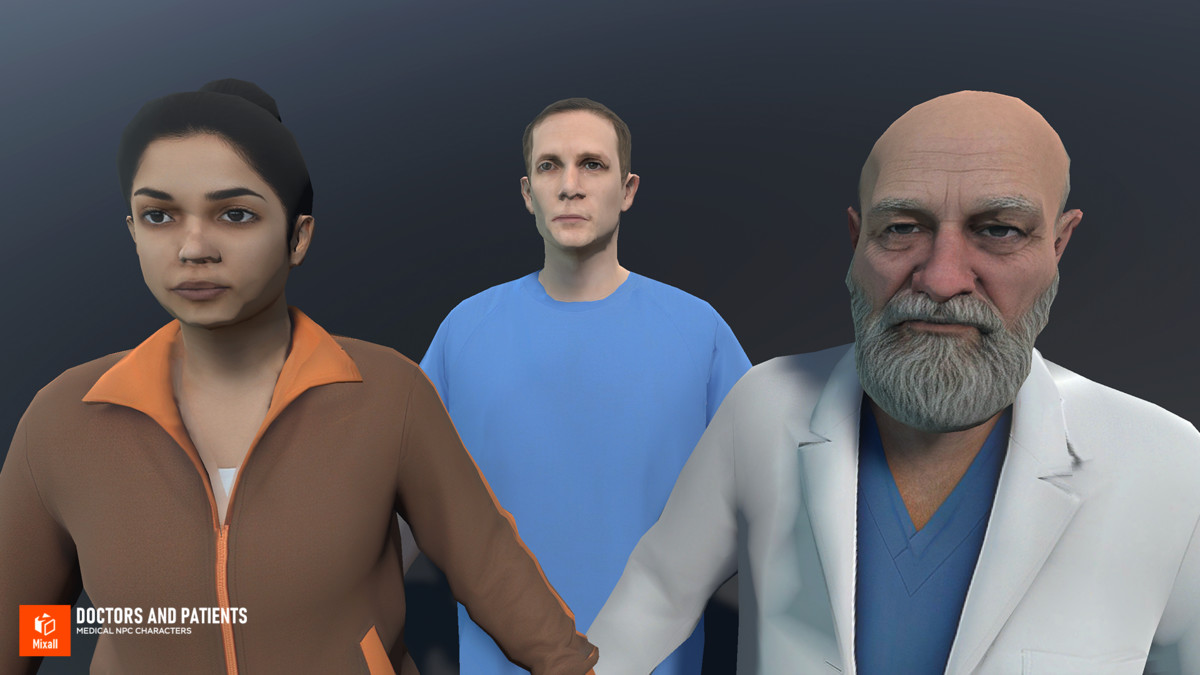 Doctors and Patients - Medical NPC Characters