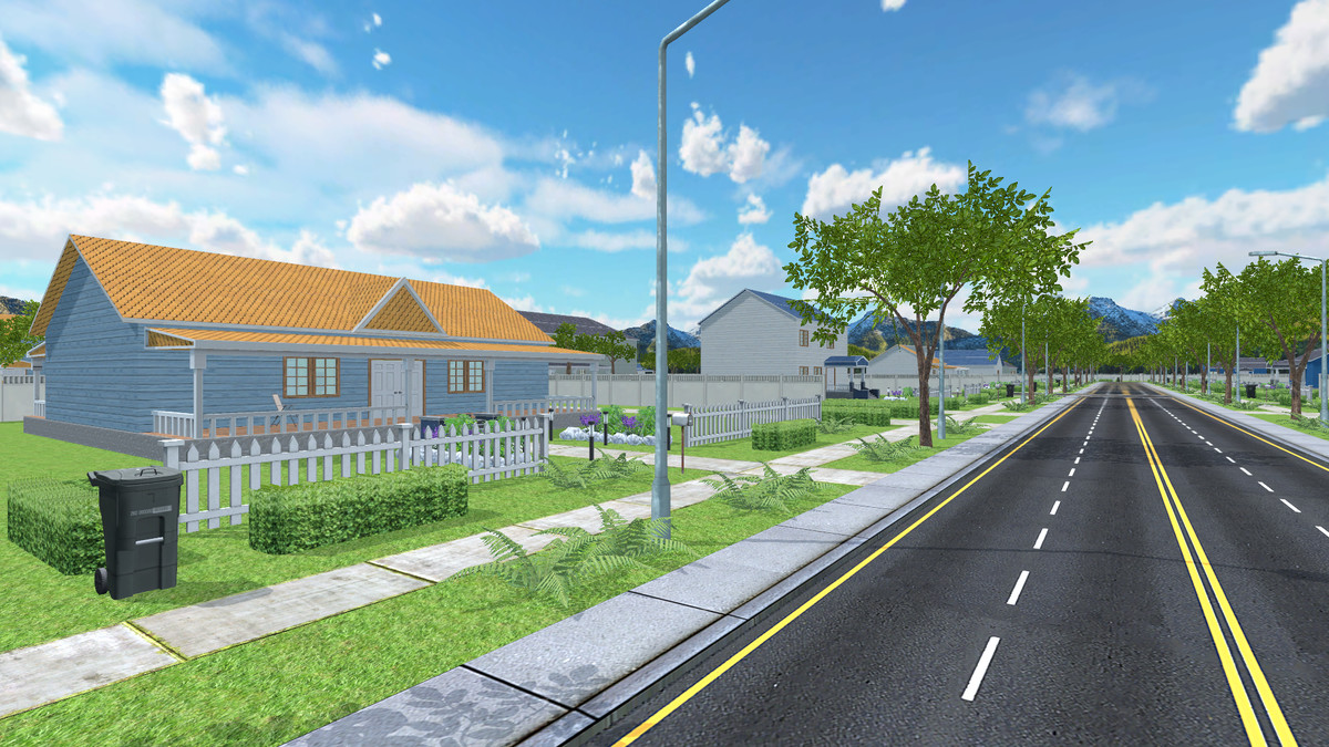 Modular Suburban Houses Pack with Interiors – Mobile Optimized Environment