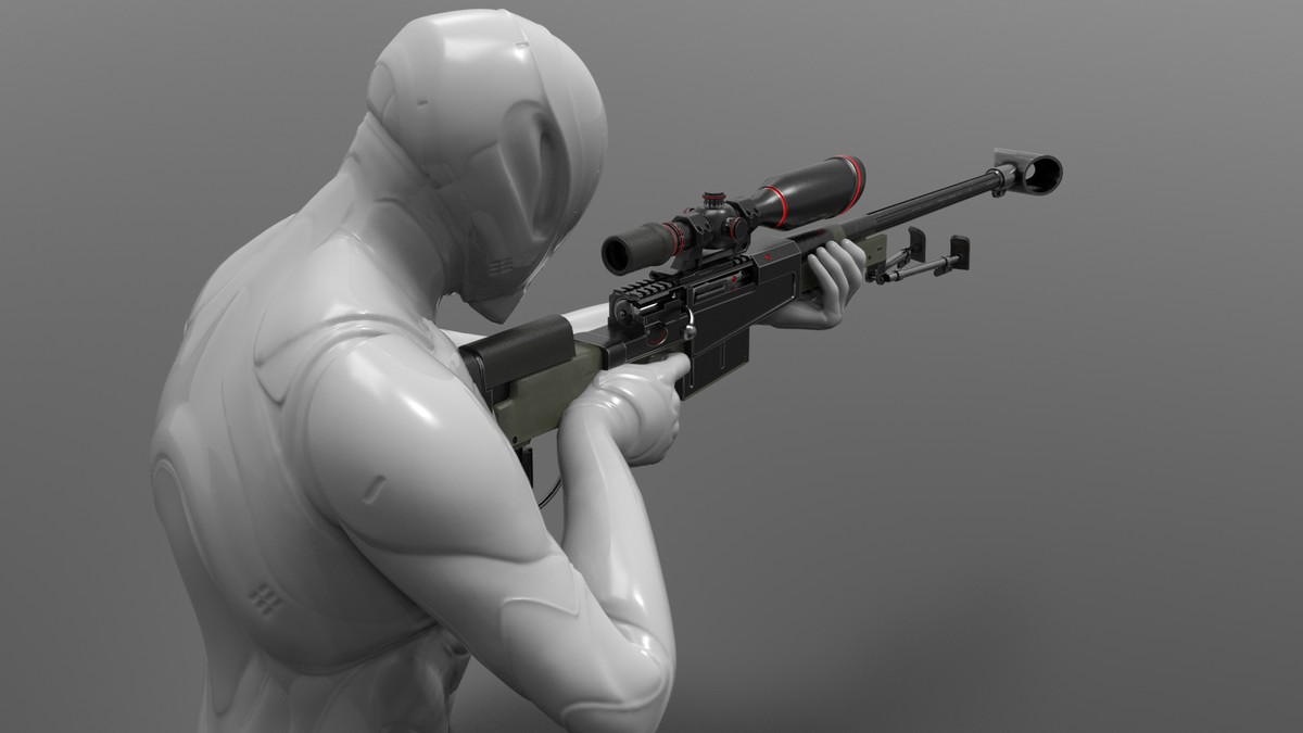 AXW-50 Sniper Rifle ( Fps - Tps)