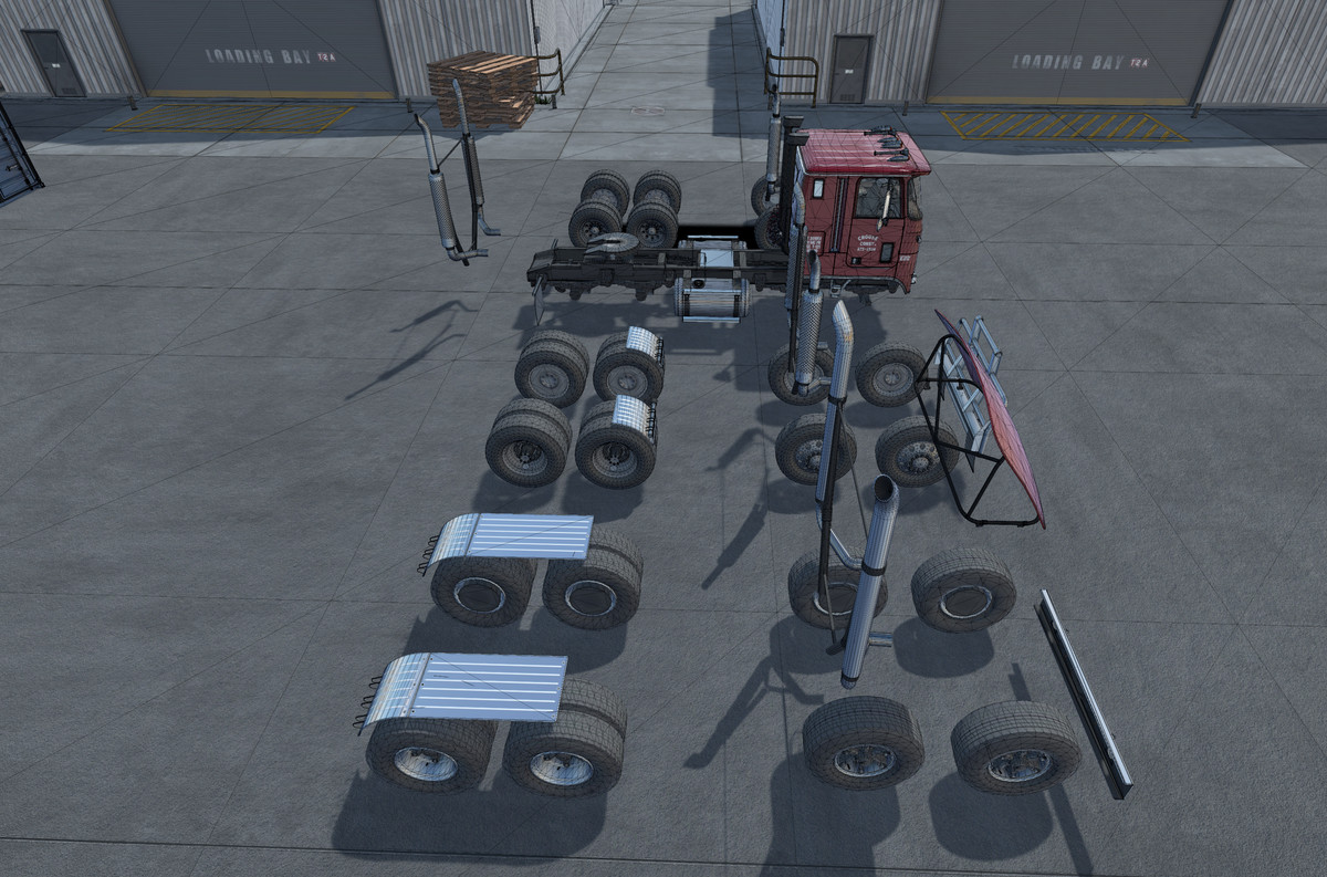 TwinSteer cabover truck