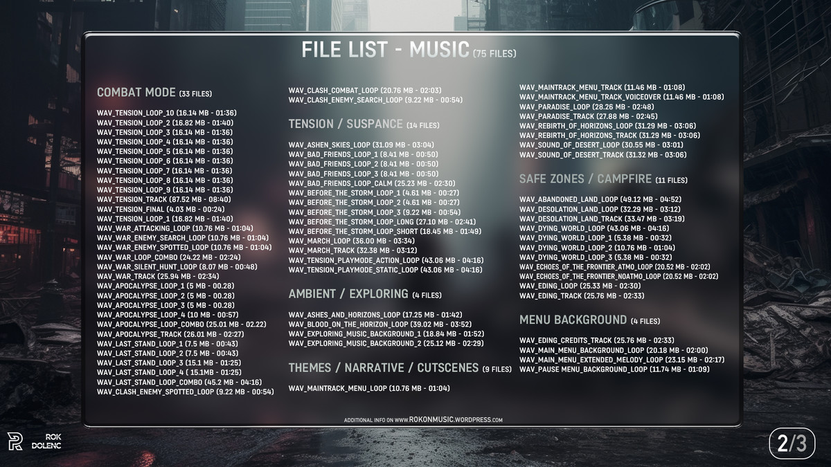 Apocalypse Soundtracks