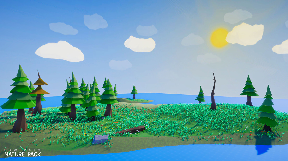 Low Poly Nature Biomes Pack