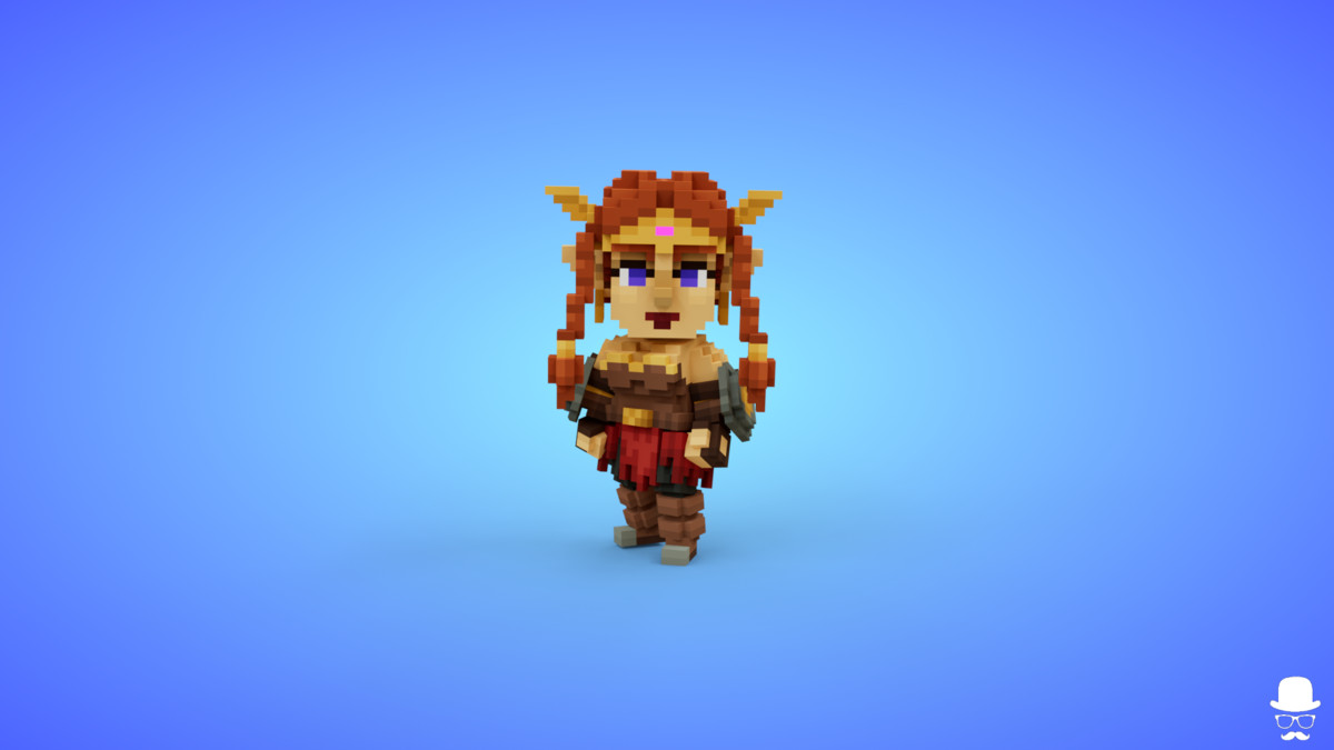 Voxel Dwarf Characters Pack