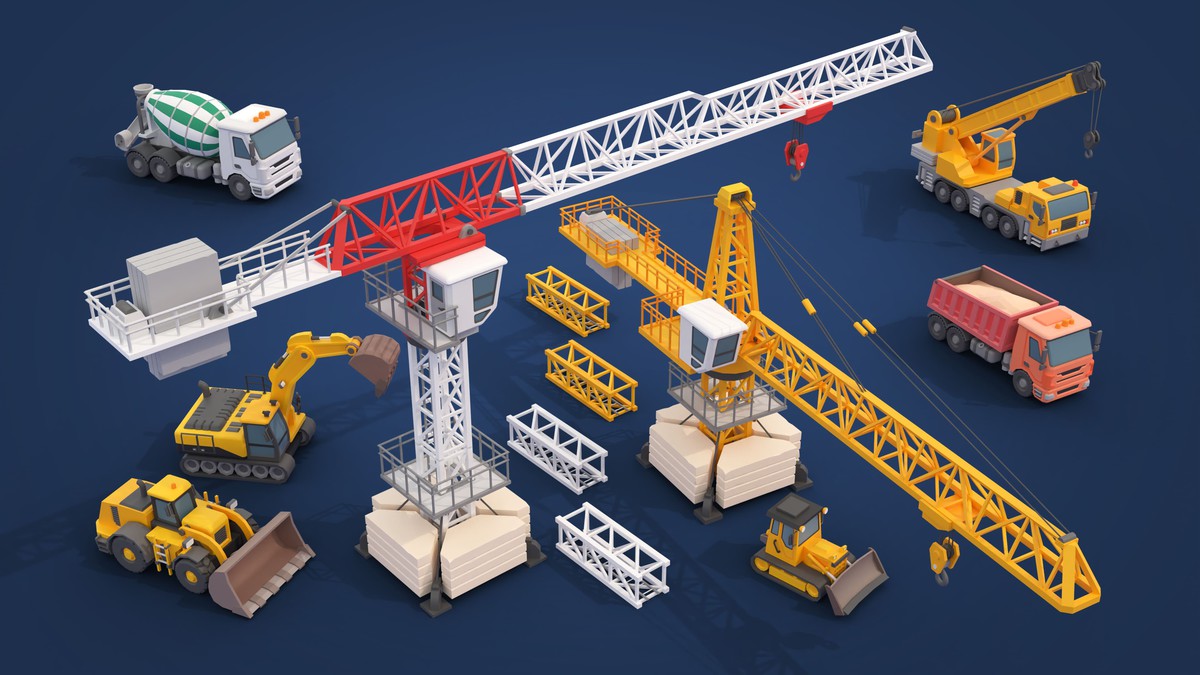 Construction - Low Poly 3D Models Pack