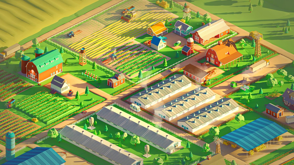 Farm - Low Poly 3D Models Pack