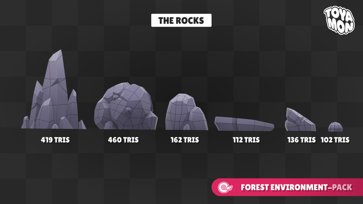 Stylized Forest Environment - Low poly