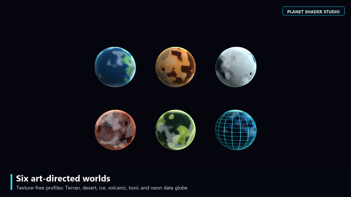 Planet Shader Studio — Mobile & WebGL