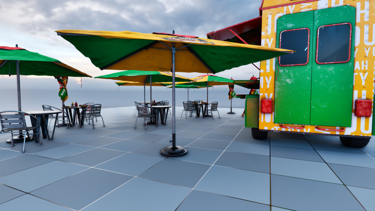 Stylized Food Truck