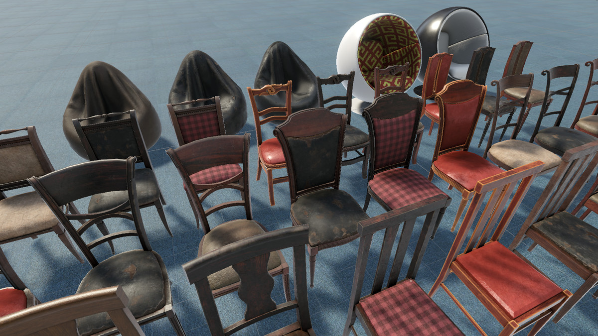 Chairs Collection : Furniture Pack