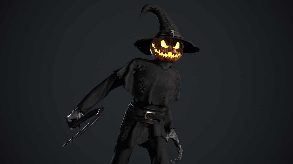 Pumpkinhead Scarecrow