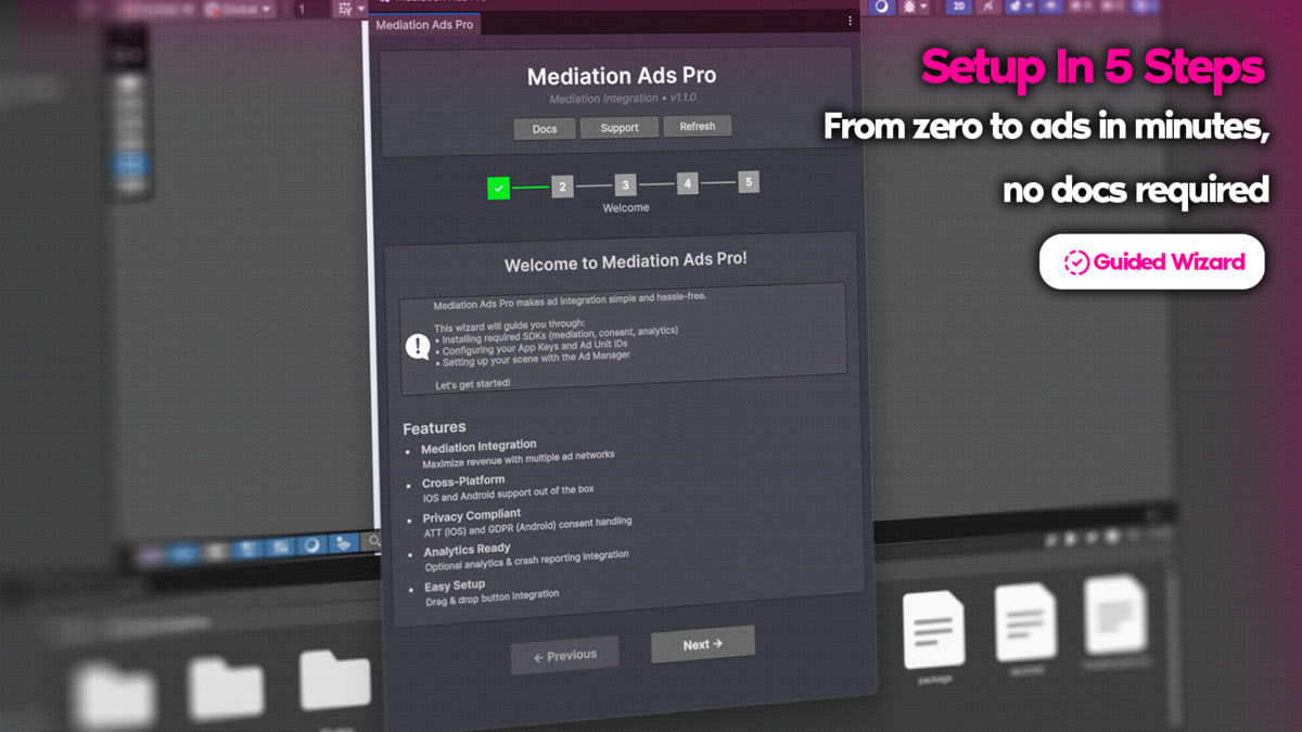 Mediation Ads Pro – Ad Integration for Unity