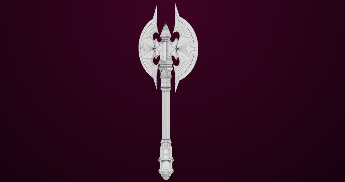 Battle Axe 02 URP HDRP Textures