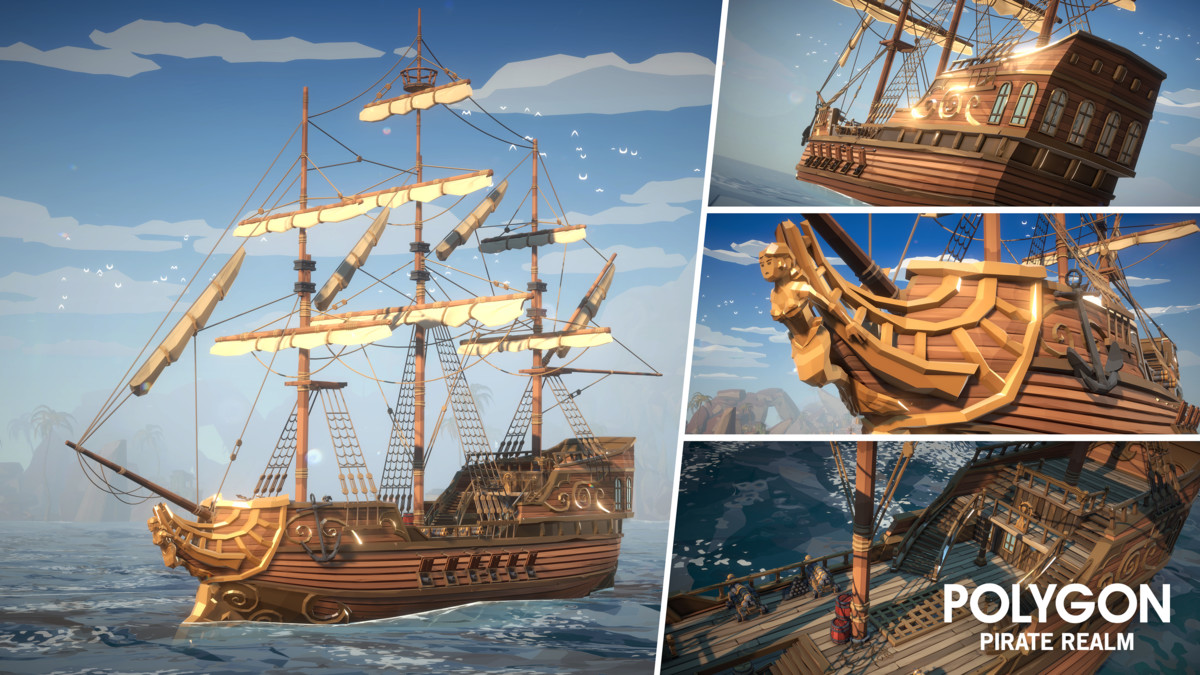 POLYGON - Pirate Realm - Art by Synty