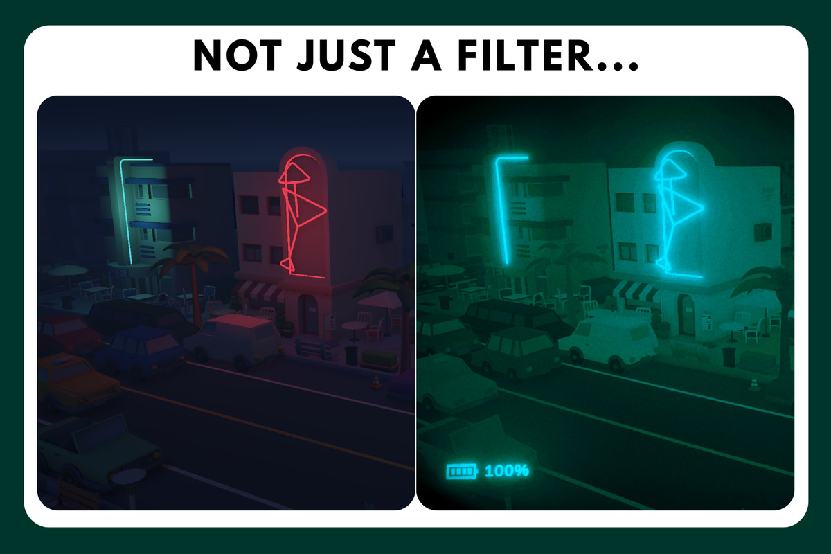 Night Vision Shader Pack
