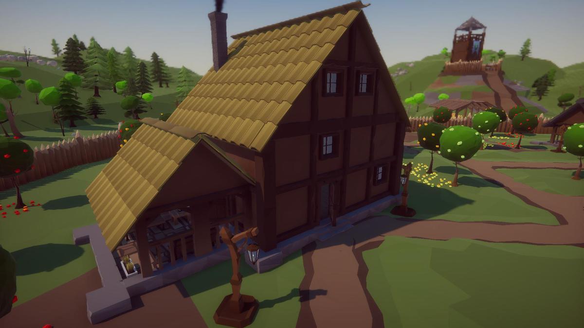 Low Poly Modular Medieval Village - Mini World Studio
