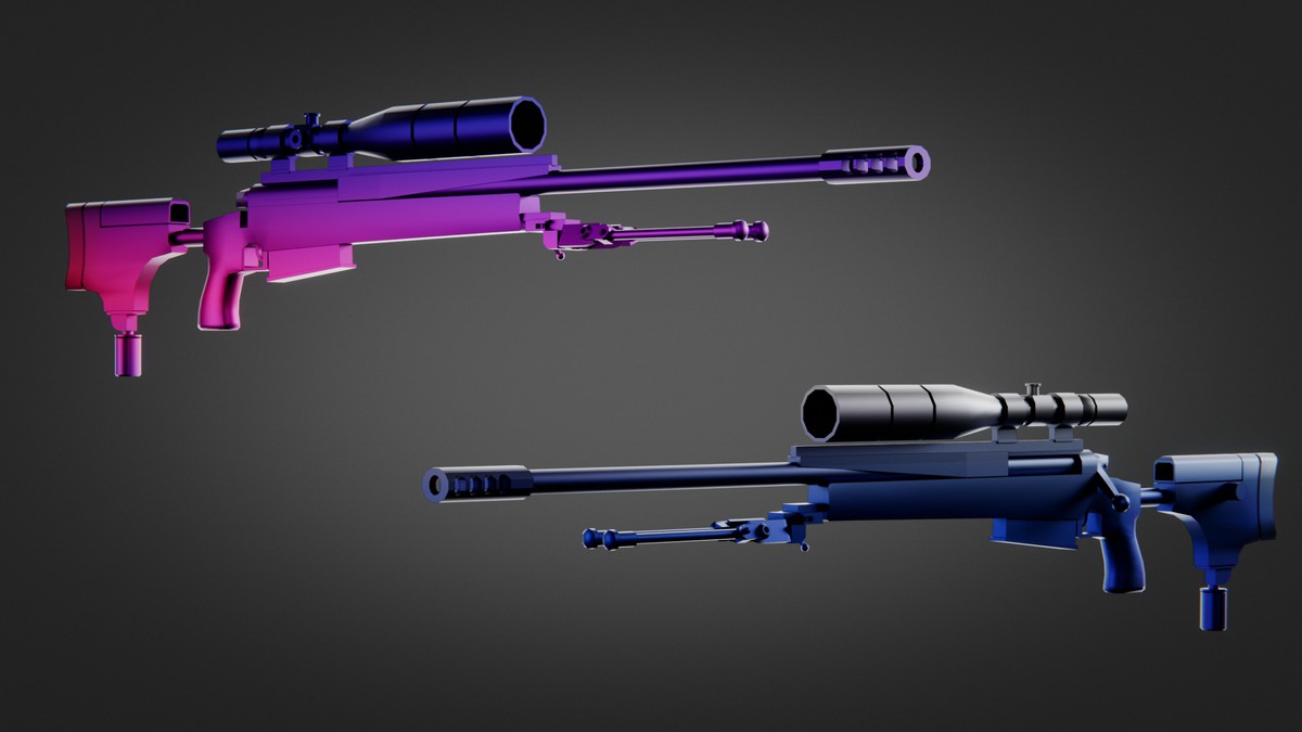 Ultimate Weapon Pack — 23 Guns + 943 Skins (Low Poly, Stylized, FPS/TPS Ready)