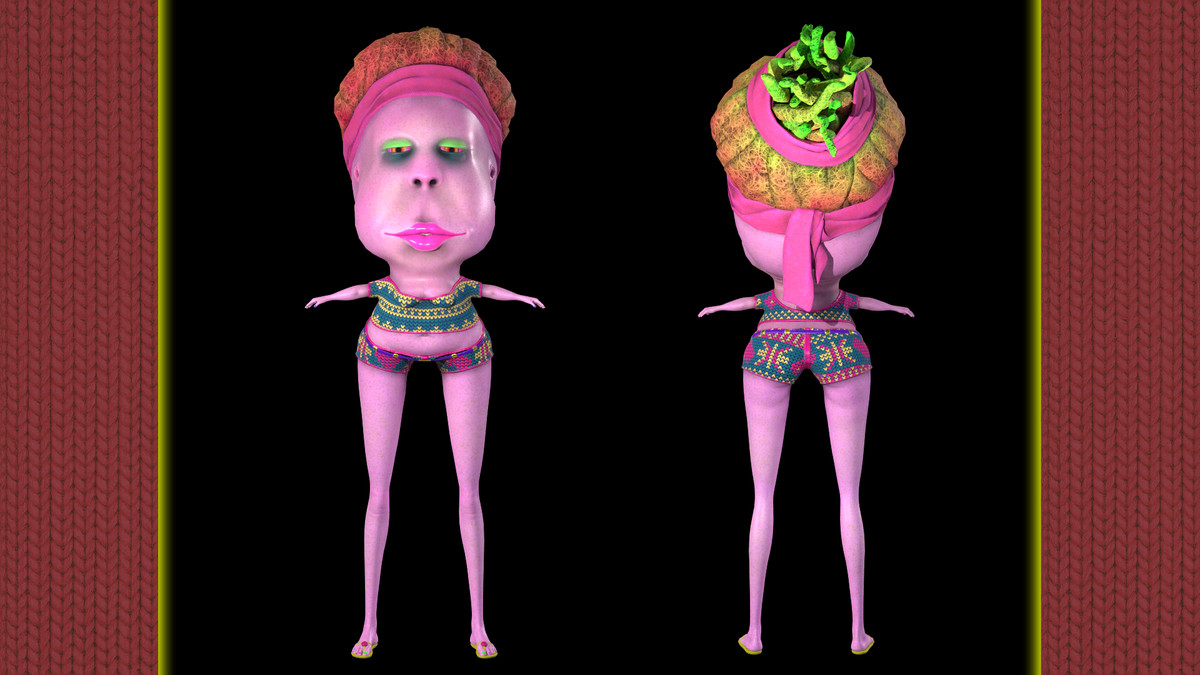 Funky Cartoon Woman – Candy