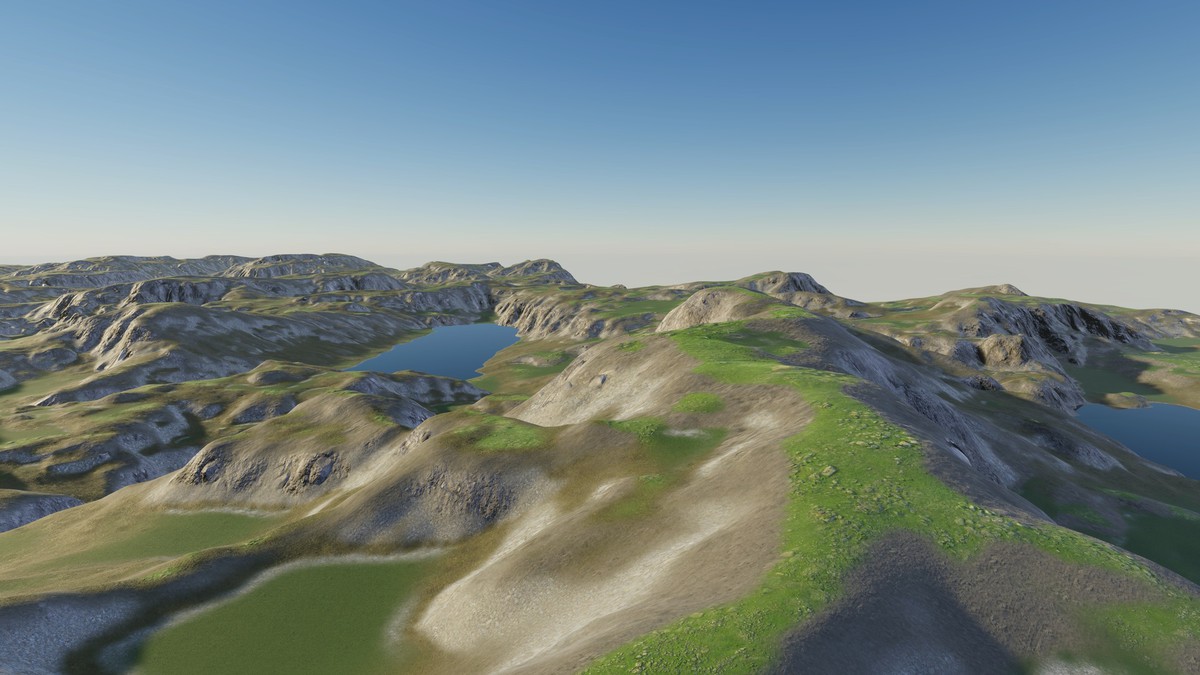 Procedural Mountains & Rivers 8K - 37 Terrains