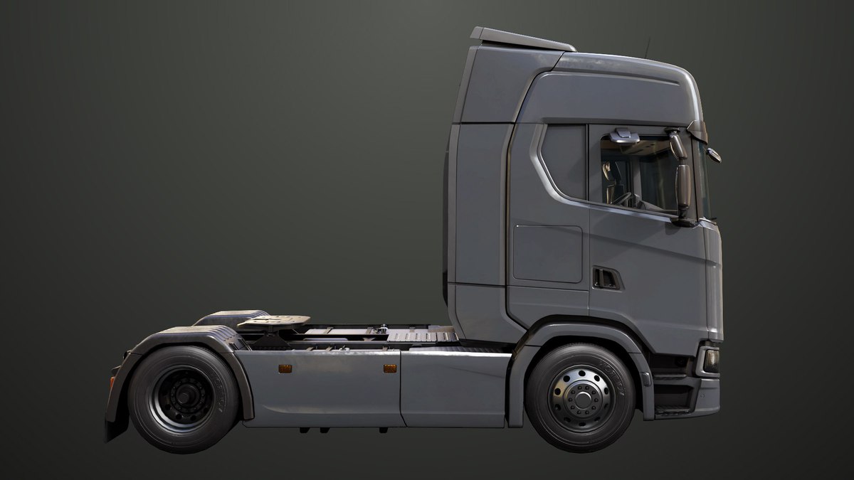 Heavy Truck Chassis 06 Interior URP HDRP Textures