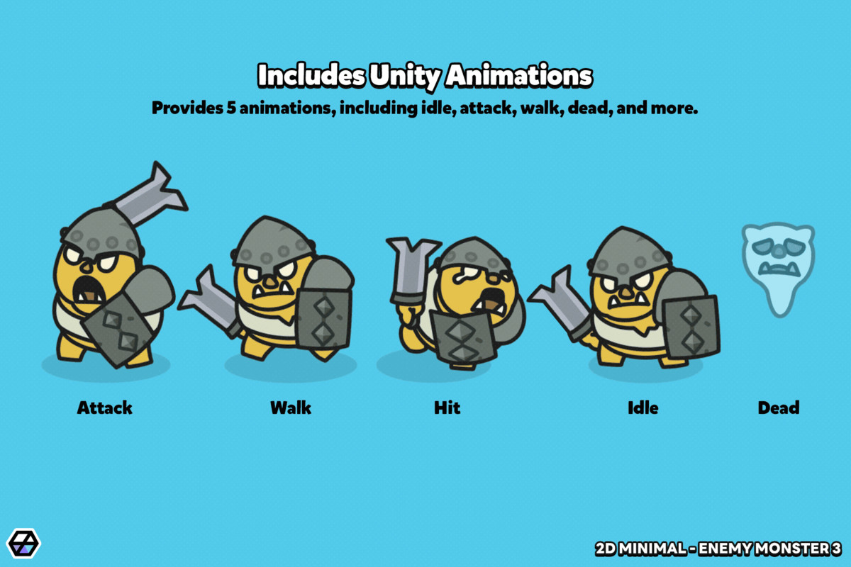 2D Minimal - Enemy Monster3