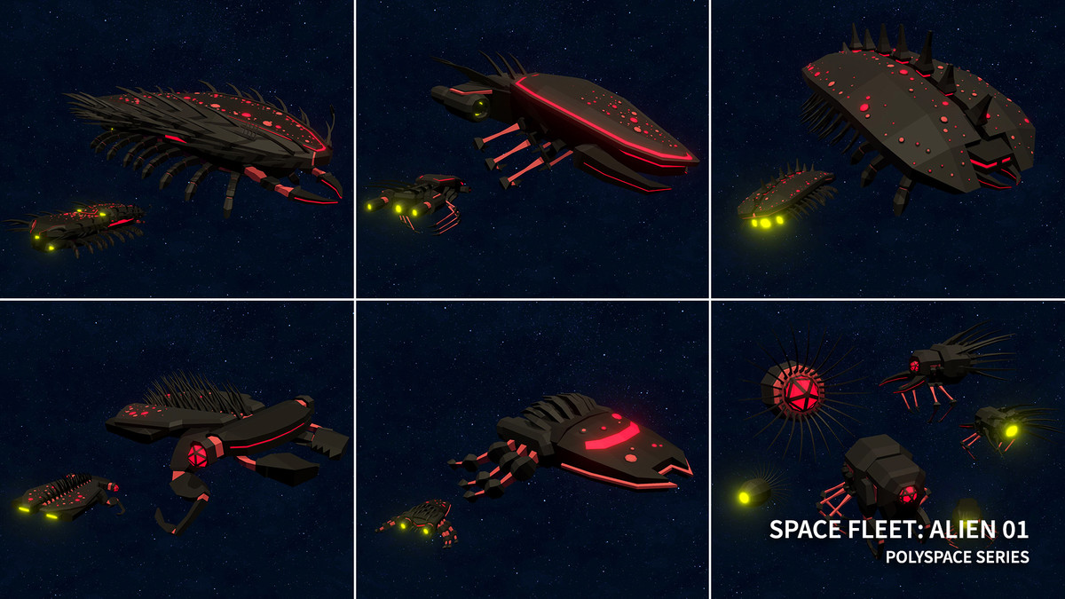 Polyspace - Space Ships Bundle