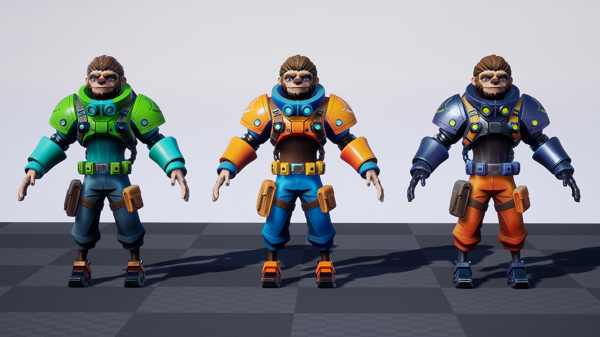 Stylized Sloth Engineer 01