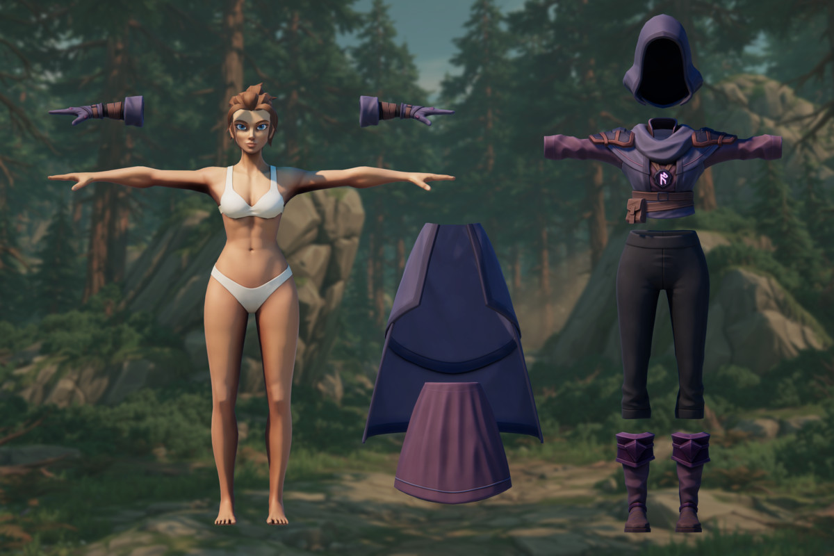 Stylized Fantasy Mage Characters