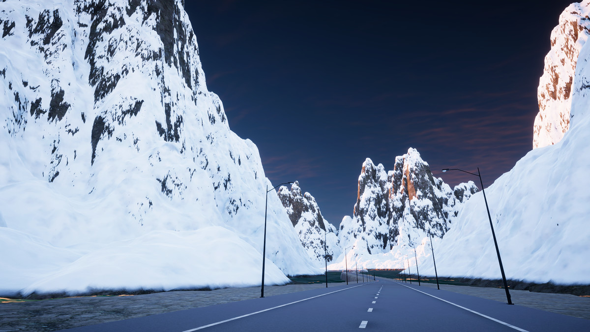 Snow-covered Island