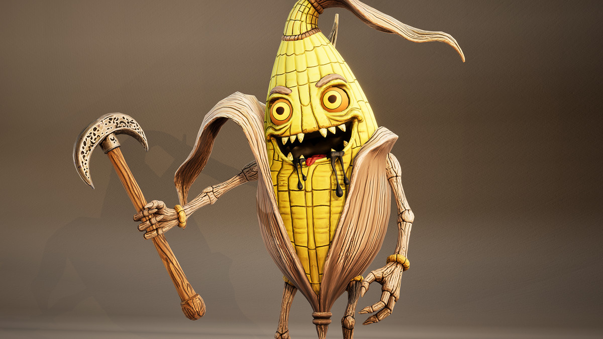 Nightmare Corn – Stylized Horror Enemy Pack (3 Skins, Hand-Painted)
