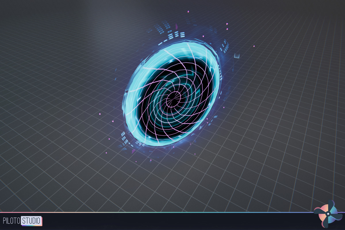 Sci-Fi, Tech, Futuristic Stylized VFX Starter Kit