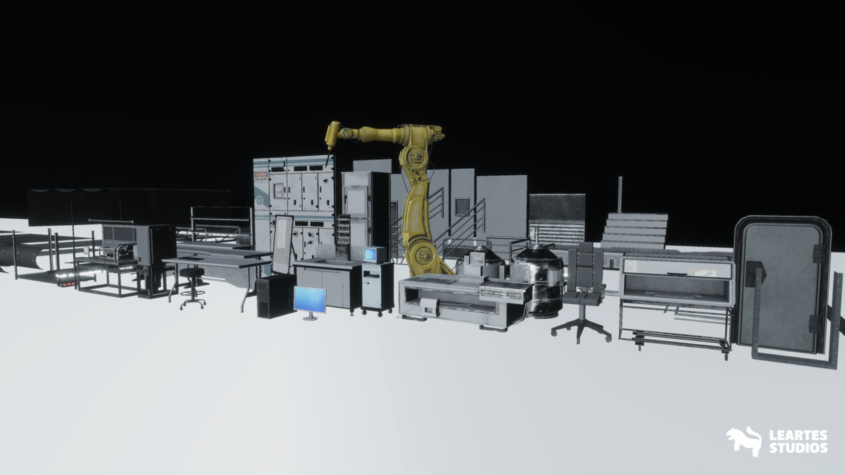 Sci-Fi Laboratory Environment