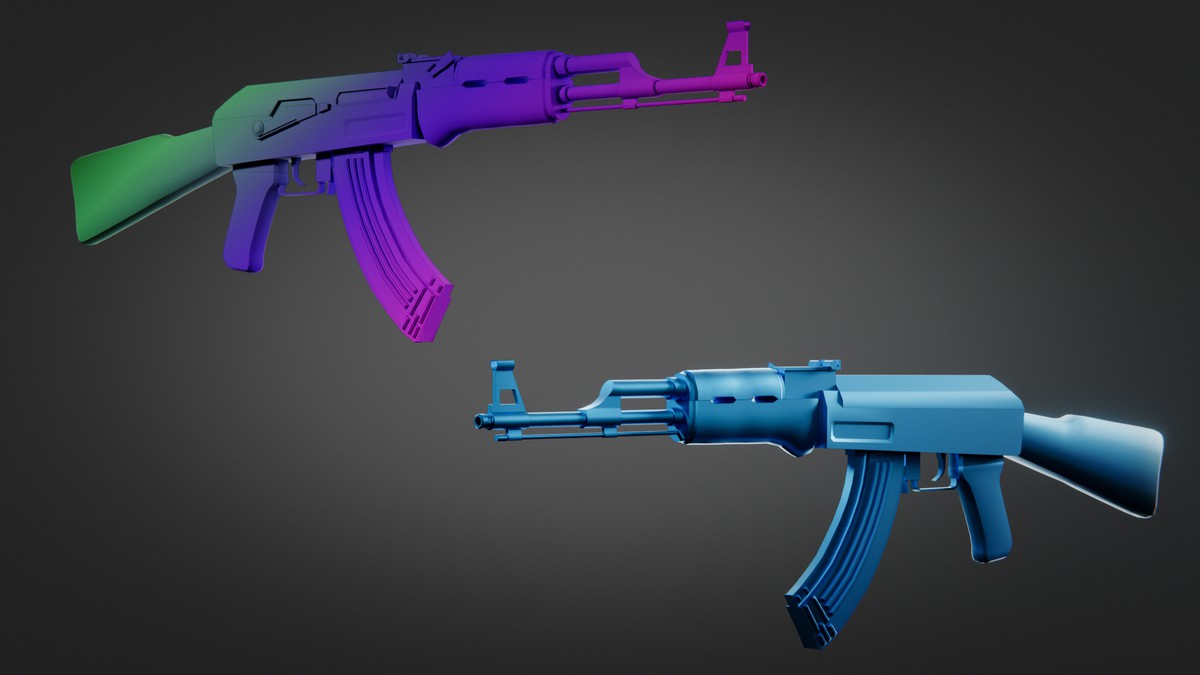 Ultimate Weapon Pack — 23 Guns + 943 Skins (Low Poly, Stylized, FPS/TPS Ready)