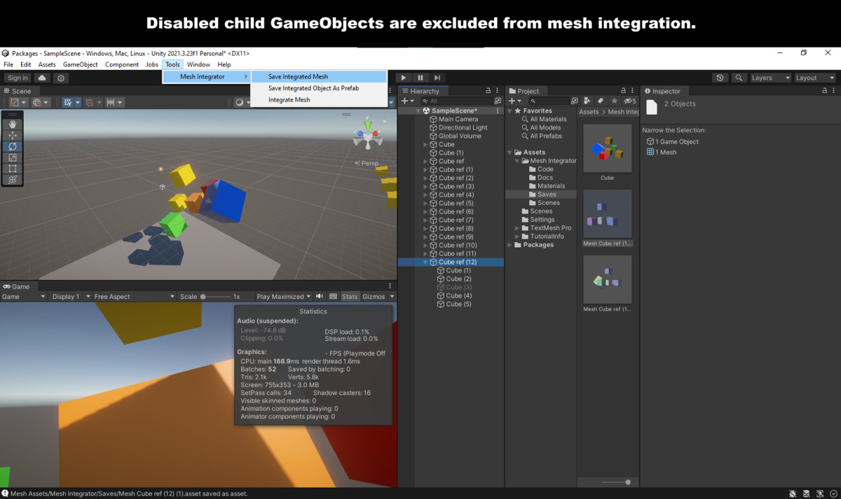 Mesh Integrator