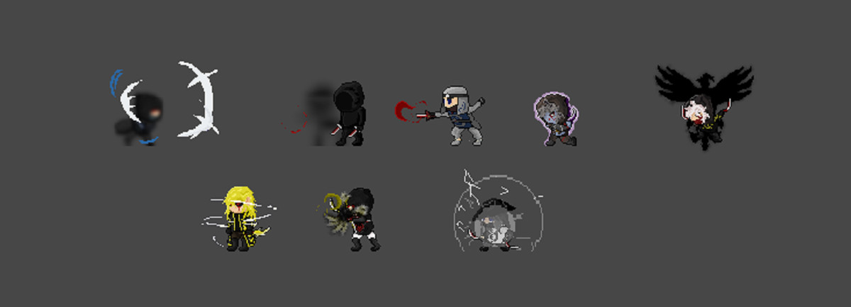 2D Pixel Character Pack – Assassin Class