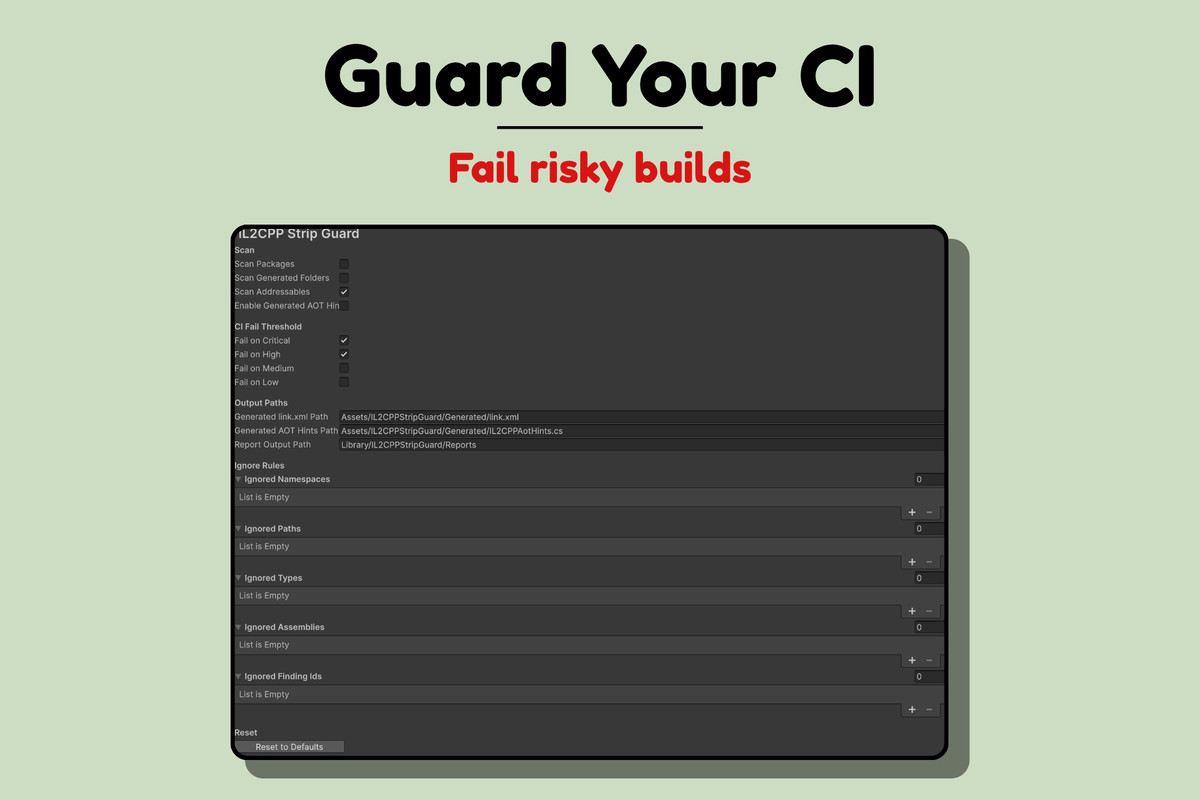 IL2CPP Strip Guard