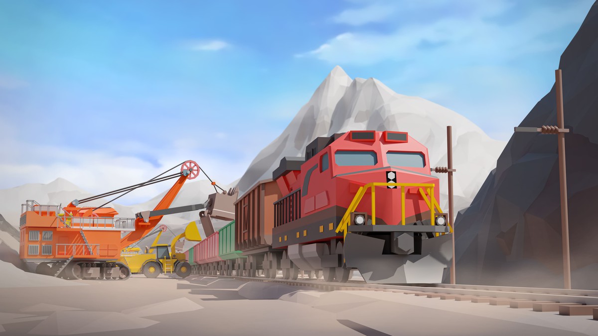 Mining Industry - Low Poly 3D Models Pack