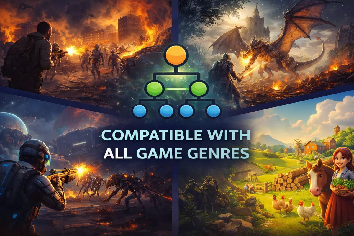 Behavior Tree AI System for Unity – BTGraph Visual Editor