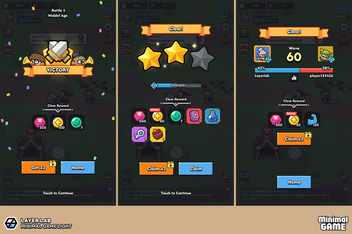 GUI Pro - Minimal Game Light(+PSD)