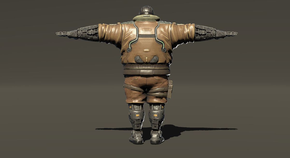 Cyberpunk Robot Character: The Mechanic