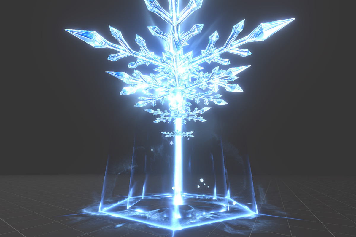Realistic RPG ice and snow effects set