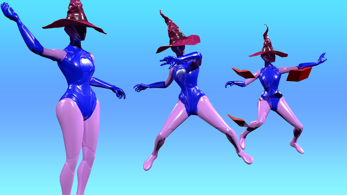 Witch Flight & Magic Combat Animation Pack