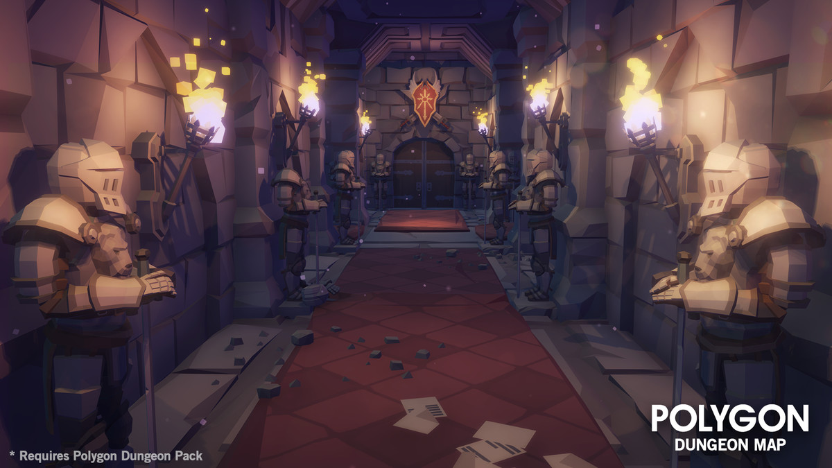 Value Bundle – POLYGON Dungeons Pack and Fantasy Dungeon Map