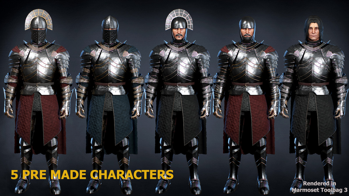 Fantasy Knight 05 Modular