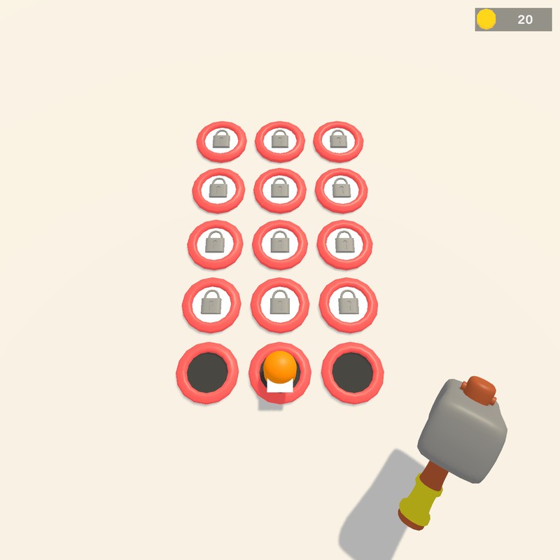 Simple whack a mole template