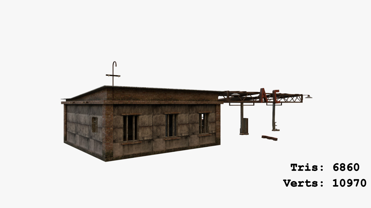 Abandoned Apocalyptic Buildings Mega Pack