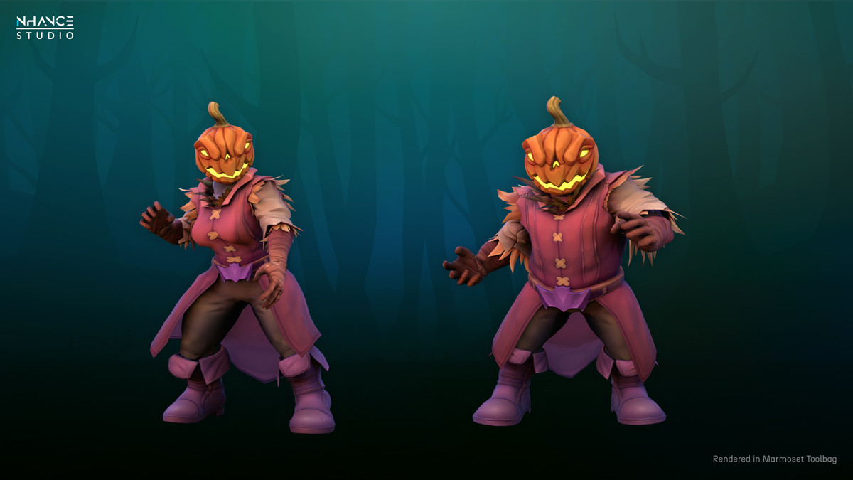 Stylized Fantasy Pumpkin Outfit